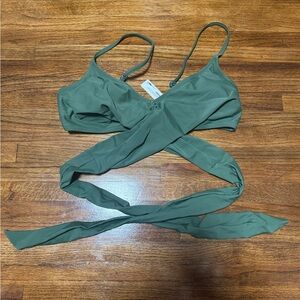 Cupshe Green Wrap Bikini
